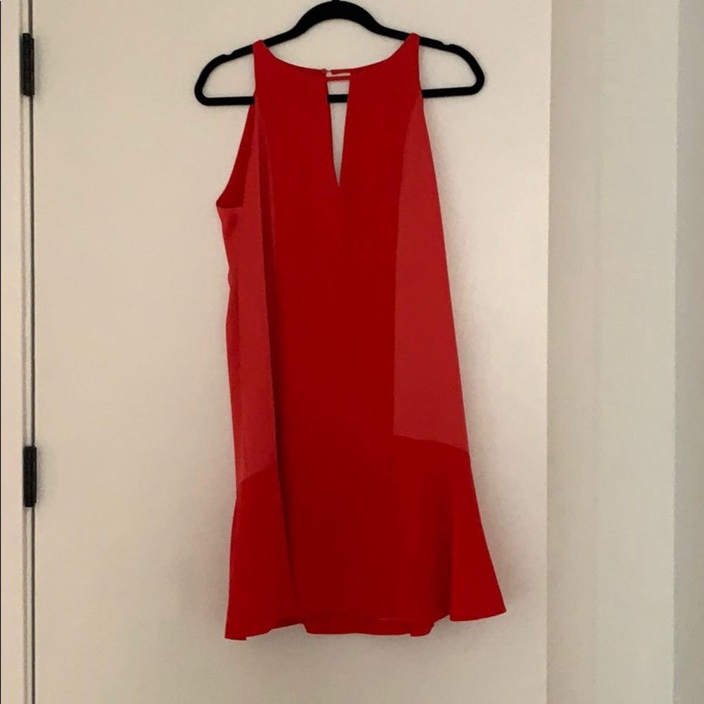 Parker Dress - red knee length, size large